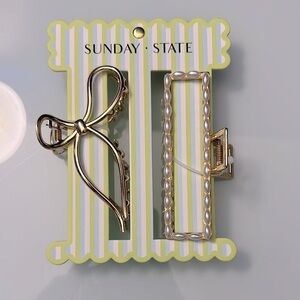 NWT Sunday State Claw Clips
